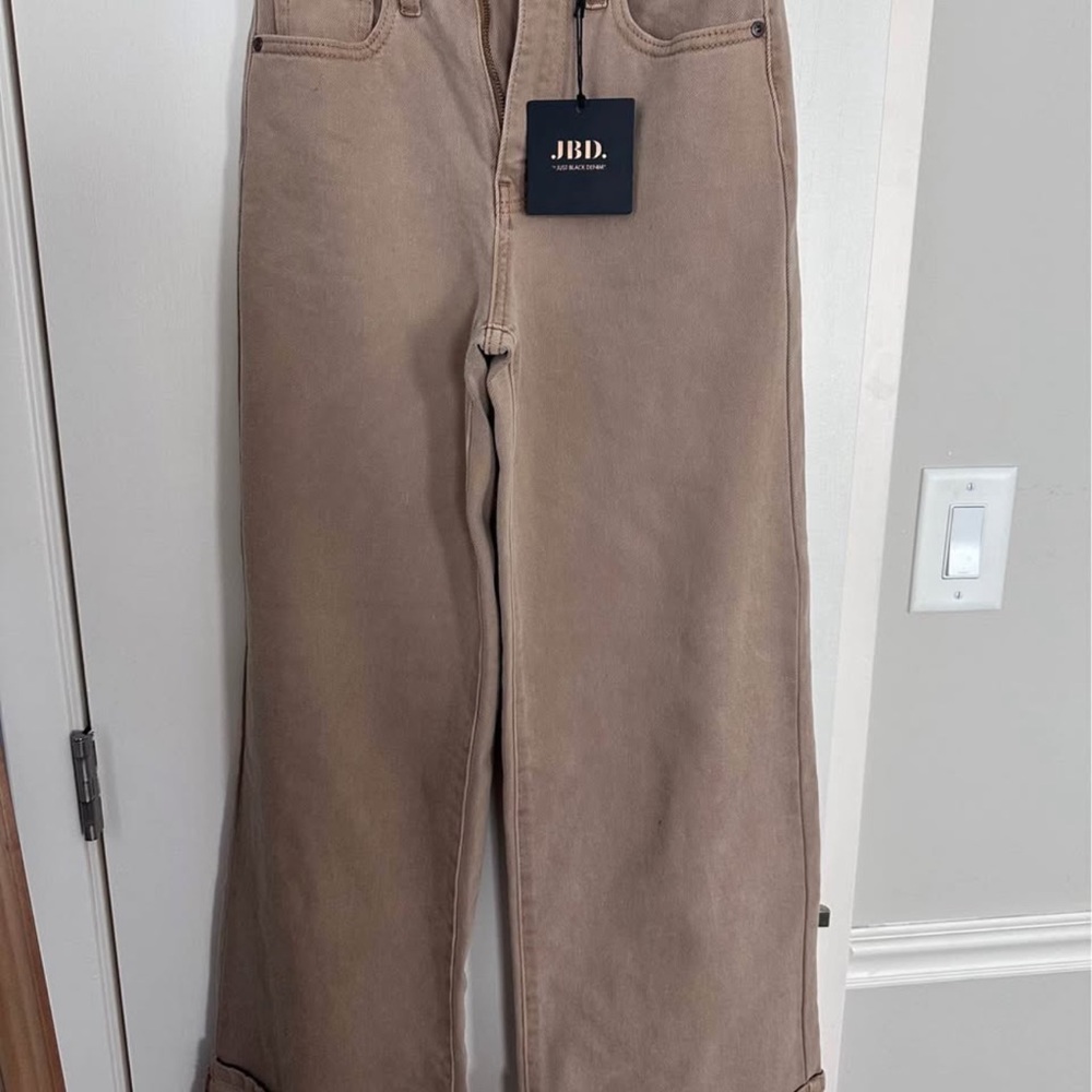 Just Black Tan Flare & Wide Leg Jeans